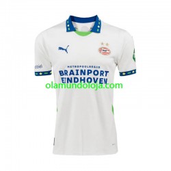 Camisola PSV Eindhoven Homem Equipamento Terceiro 2024-2025 Manga Curta